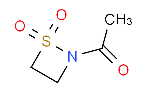 CAS No. 87357-29-7, 1-(1,1-Dioxido-1,2-thiazetidin-2-yl)ethanone