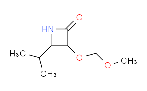 CAS No. 98877-82-8, 4-Isopropyl-3-(methoxymethoxy)azetidin-2-one