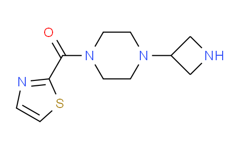 CAS No. 1252779-96-6, (4-(Azetidin-3-yl)piperazin-1-yl)(thiazol-2-yl)methanone