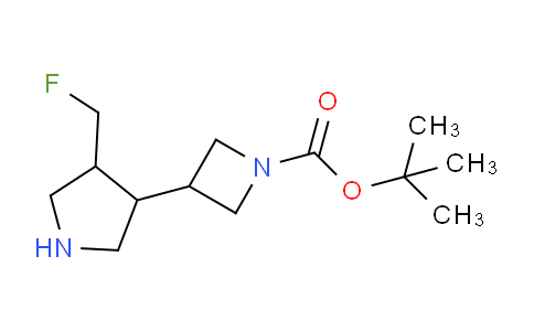 CAS No. 1373028-80-8, tert-Butyl 3-(4-(fluoromethyl)pyrrolidin-3-yl)azetidine-1-carboxylate