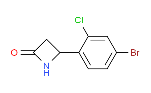 CAS No. 1555600-23-1, 4-(4-Bromo-2-chlorophenyl)azetidin-2-one