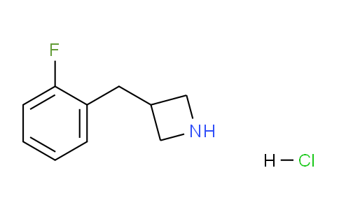 CAS No. 1016706-00-5, 3-(2-Fluorobenzyl)azetidine hydrochloride