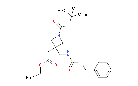 CAS No. 1404194-03-1, tert-Butyl 3-((((benzyloxy)carbonyl)amino)methyl)-3-(2-ethoxy-2-oxoethyl)azetidine-1-carboxylate