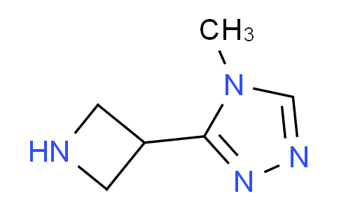 CAS No. 1316225-74-7, 3-(Azetidin-3-yl)-4-methyl-4H-1,2,4-triazole