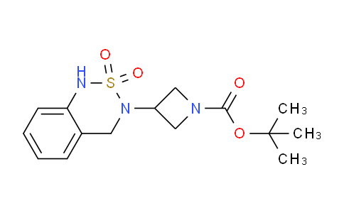 CAS No. 1380300-39-9, tert-Butyl 3-(2,2-dioxido-1H-benzo[c][1,2,6]thiadiazin-3(4H)-yl)azetidine-1-carboxylate