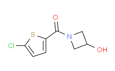 CAS No. 1341527-09-0, (5-Chlorothiophen-2-yl)(3-hydroxyazetidin-1-yl)methanone