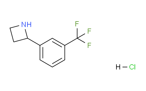 CAS No. 1346601-24-8, 2-(3-(Trifluoromethyl)phenyl)azetidine hydrochloride