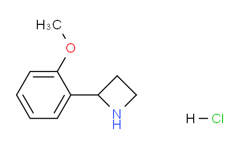 CAS No. 1346601-30-6, 2-(2-Methoxyphenyl)azetidine hydrochloride