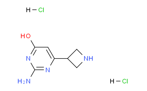 CAS No. 1361112-09-5, 2-Amino-6-(azetidin-3-yl)pyrimidin-4-ol dihydrochloride