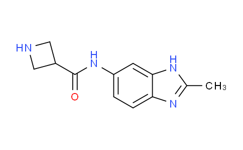 CAS No. 1361116-35-9, N-(2-Methyl-1H-benzo[d]imidazol-6-yl)azetidine-3-carboxamide