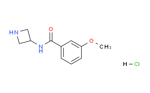 CAS No. 1401425-77-1, N-(Azetidin-3-yl)-3-methoxybenzamide hydrochloride