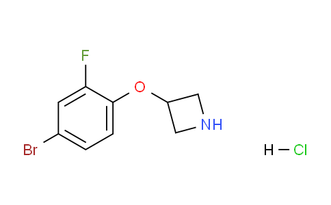 CAS No. 1713160-68-9, 3-(4-Bromo-2-fluorophenoxy)azetidine hydrochloride