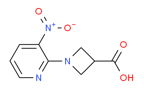 CAS No. 866156-87-8, 1-(3-Nitropyridin-2-yl)azetidine-3-carboxylic acid