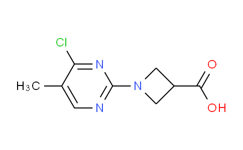 CAS No. 1289387-76-3, 1-(4-Chloro-5-methylpyrimidin-2-yl)azetidine-3-carboxylic acid