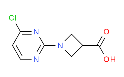 CAS No. 1289388-50-6, 1-(4-Chloropyrimidin-2-yl)azetidine-3-carboxylic acid
