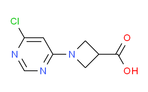 CAS No. 1289387-12-7, 1-(6-Chloropyrimidin-4-yl)azetidine-3-carboxylic acid