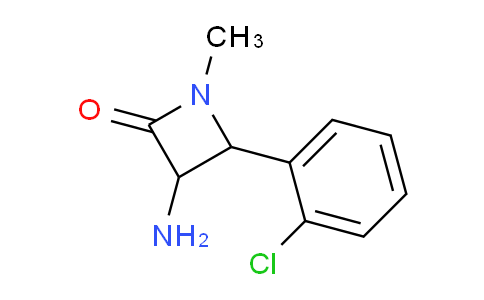CAS No. 1291487-59-6, 3-Amino-4-(2-chlorophenyl)-1-methylazetidin-2-one
