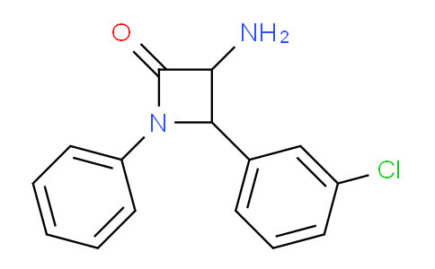 CAS No. 1291487-73-4, 3-Amino-4-(3-chlorophenyl)-1-phenylazetidin-2-one