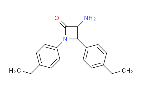 CAS No. 1291487-92-7, 3-Amino-1,4-bis(4-ethylphenyl)azetidin-2-one