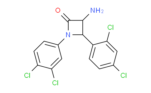 CAS No. 1291488-05-5, 3-Amino-4-(2,4-dichlorophenyl)-1-(3,4-dichlorophenyl)azetidin-2-one