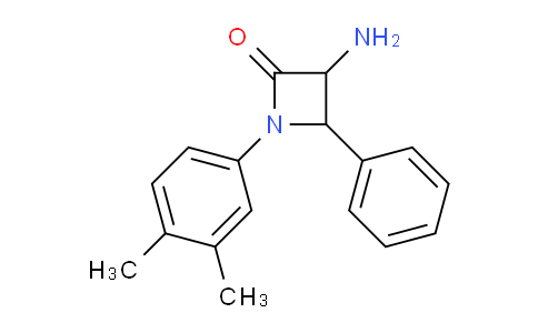 CAS No. 1291488-12-4, 3-Amino-1-(3,4-dimethylphenyl)-4-phenylazetidin-2-one