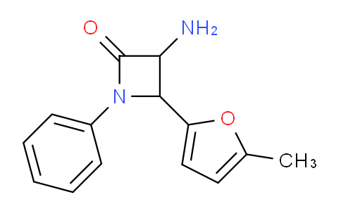 CAS No. 1291488-14-6, 3-Amino-4-(5-methylfuran-2-yl)-1-phenylazetidin-2-one