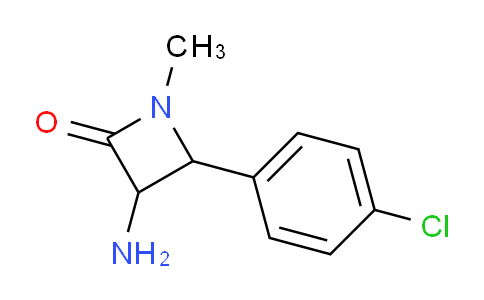 CAS No. 1291488-16-8, 3-Amino-4-(4-chlorophenyl)-1-methylazetidin-2-one