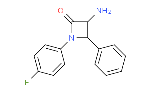 CAS No. 1291488-40-8, 3-Amino-1-(4-fluorophenyl)-4-phenylazetidin-2-one