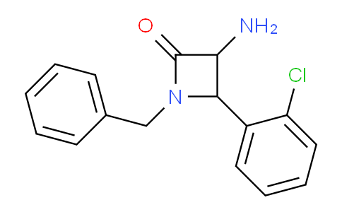 CAS No. 1291488-55-5, 3-Amino-1-benzyl-4-(2-chlorophenyl)azetidin-2-one