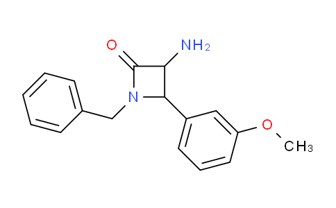 CAS No. 1291488-59-9, 3-Amino-1-benzyl-4-(3-methoxyphenyl)azetidin-2-one