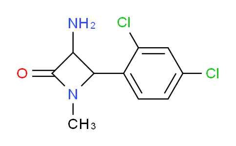 CAS No. 1291488-77-1, 3-Amino-4-(2,4-dichlorophenyl)-1-methylazetidin-2-one