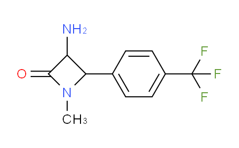 CAS No. 1291488-85-1, 3-Amino-1-methyl-4-(4-(trifluoromethyl)phenyl)azetidin-2-one