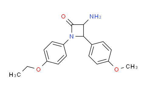 CAS No. 1291488-89-5, 3-Amino-1-(4-ethoxyphenyl)-4-(4-methoxyphenyl)azetidin-2-one