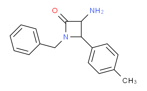 CAS No. 1291489-31-0, 3-Amino-1-benzyl-4-(p-tolyl)azetidin-2-one
