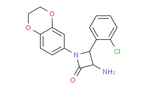 MC720064 | 1291489-82-1 | 3-Amino-4-(2-chlorophenyl)-1-(2,3-dihydrobenzo[b][1,4]dioxin-6-yl)azetidin-2-one
