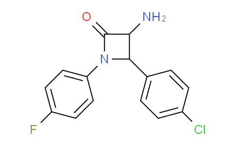 CAS No. 1291490-29-3, 3-Amino-4-(4-chlorophenyl)-1-(4-fluorophenyl)azetidin-2-one