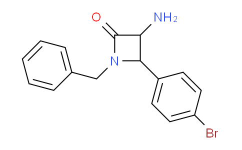 CAS No. 1291490-55-5, 3-Amino-1-benzyl-4-(4-bromophenyl)azetidin-2-one