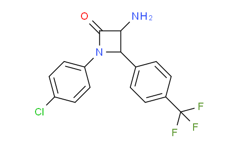 MC720106 | 1291490-82-8 | 3-Amino-1-(4-chlorophenyl)-4-(4-(trifluoromethyl)phenyl)azetidin-2-one