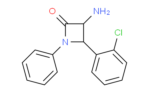 CAS No. 1291490-93-1, 3-Amino-4-(2-chlorophenyl)-1-phenylazetidin-2-one