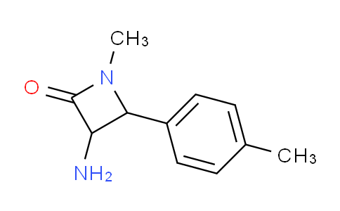 CAS No. 1291491-05-8, 3-Amino-1-methyl-4-(p-tolyl)azetidin-2-one