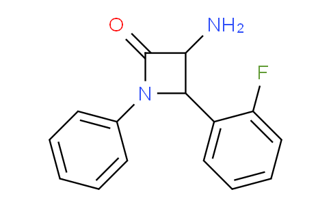 CAS No. 1291491-25-2, 3-Amino-4-(2-fluorophenyl)-1-phenylazetidin-2-one
