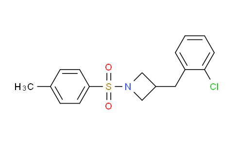 CAS No. 1354952-50-3, 3-(2-Chlorobenzyl)-1-tosylazetidine