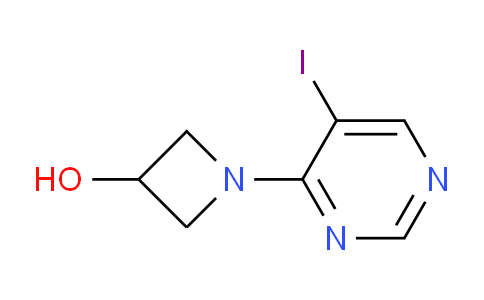 CAS No. 1356054-75-5, 1-(5-Iodopyrimidin-4-yl)azetidin-3-ol