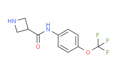 CAS No. 1467385-12-1, N-(4-(Trifluoromethoxy)phenyl)azetidine-3-carboxamide