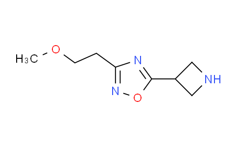 CAS No. 1533674-35-9, 5-(Azetidin-3-yl)-3-(2-methoxyethyl)-1,2,4-oxadiazole