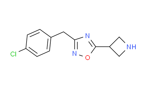 CAS No. 1539063-65-4, 5-(Azetidin-3-yl)-3-(4-chlorobenzyl)-1,2,4-oxadiazole