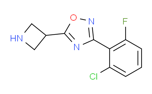 CAS No. 1706462-19-2, 5-(Azetidin-3-yl)-3-(2-chloro-6-fluorophenyl)-1,2,4-oxadiazole