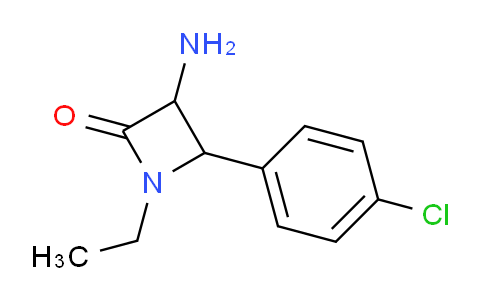 CAS No. 1706532-42-4, 3-Amino-4-(4-chlorophenyl)-1-ethylazetidin-2-one
