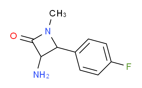 CAS No. 1706532-44-6, 3-Amino-4-(4-fluorophenyl)-1-methylazetidin-2-one