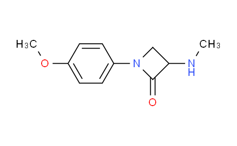 CAS No. 1706651-37-7, 1-(4-Methoxyphenyl)-3-(methylamino)azetidin-2-one